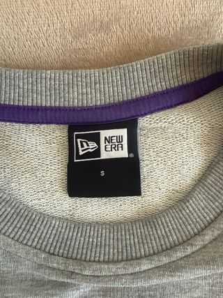 Felpa New Era Lakers Grigia Taglia S