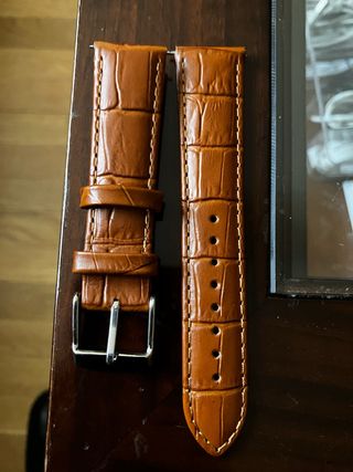 Correa de piel para reloj 20mm. sin estrenar