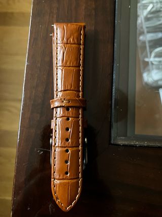Correa de piel para reloj 20mm. sin estrenar