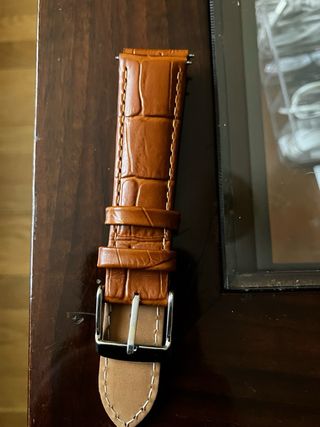 Correa de piel para reloj 20mm. sin estrenar