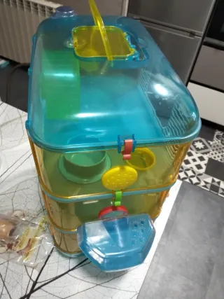Jaula Hámster 3 Pisos Accesorios