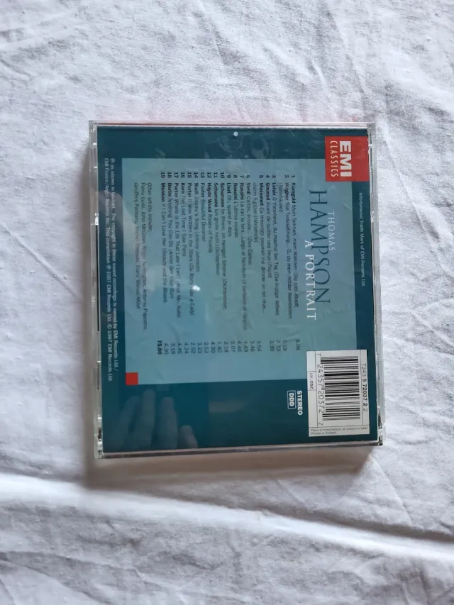 CD Thomas Hampson A Portrait EMI Classics