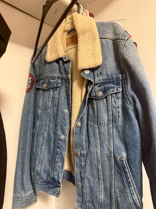 Chaqueta vaquera forrada hombre