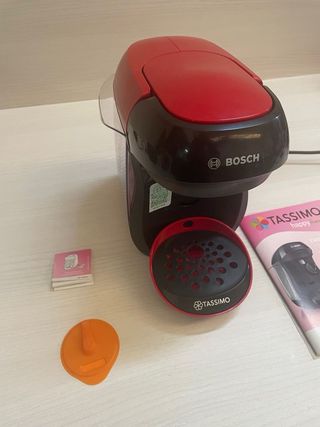 Cafetera Tassimo Happy Friendly Bosch Roja
