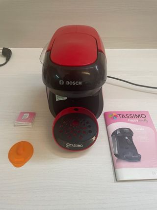 Cafetera Tassimo Happy Friendly Bosch Roja