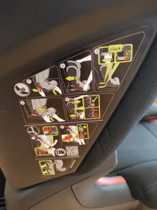 Silla coche Britax Römer negra