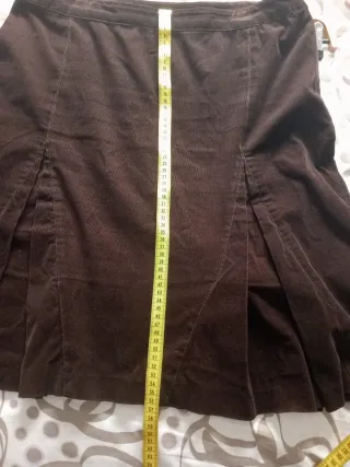 Falda Zara Pana Marrón