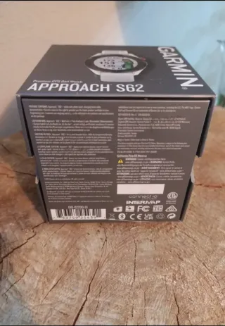 Reloj Garmin Approach S62 Plata/Blanco