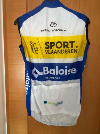 Chaleco fino Vermarc Team Vlaanderen Talla XS