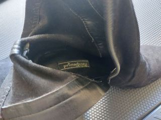 Stivaletti Primadonna camoscio nero tacco 36