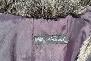 Abrigo señora imitacion vison