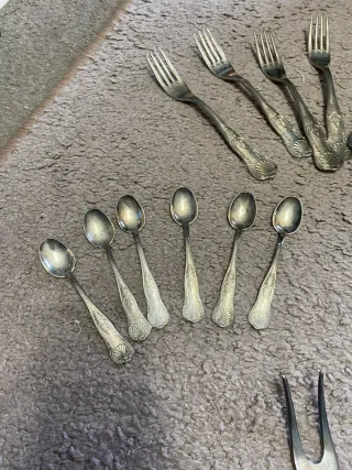 Set posate Argento 800