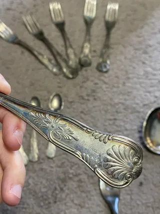 Set posate Argento 800