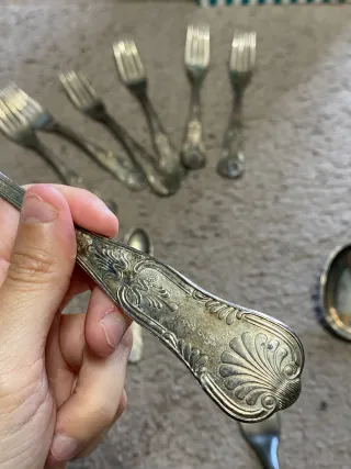 Set posate Argento 800