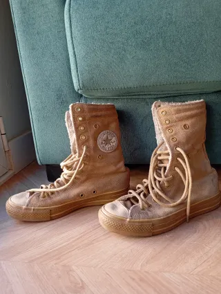 Botas Converse Beige Talla 38