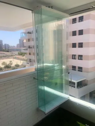 Cortinas de cristal para balcón