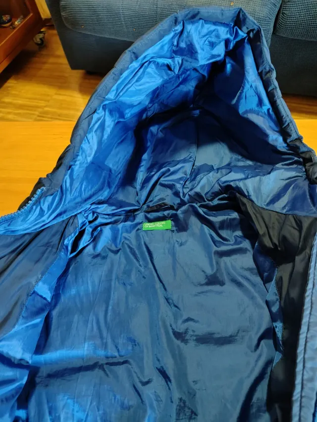 Cappotto Benetton bambino 140cm blu