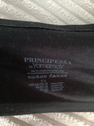 Sujetador push-up negro Yamamay