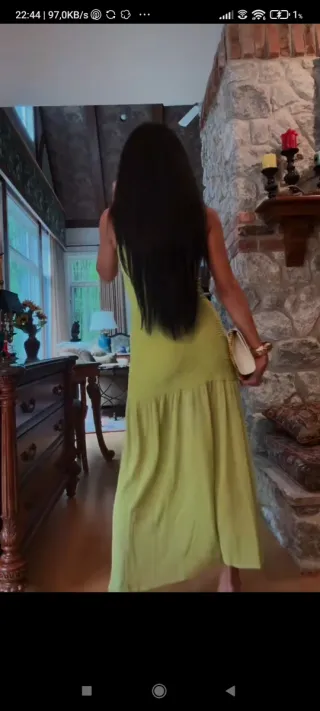 Vestido largo Zara Talla L nuevo con etiquetas