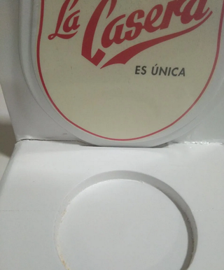 expositor publicitario casera madera botella retro