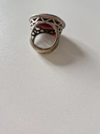 Anillo Plata Piedra Morada T17