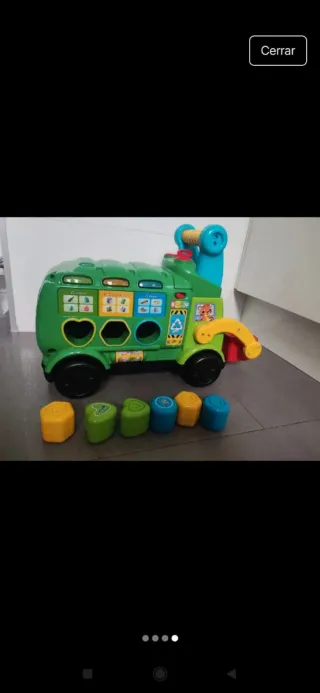 Camión de basura VTech para niños +18 meses