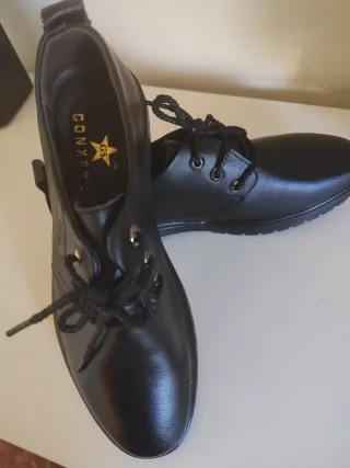 Zapatos  hombre cordones negros talla 41