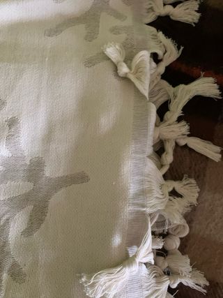 Telo con frange beige