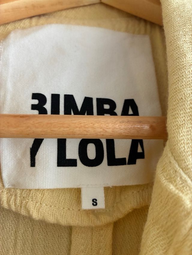 Chaqueta BIMBA Y LOLA algodón textura vainilla