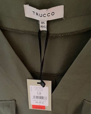 Camisa verde militar TRUCCO Talla L