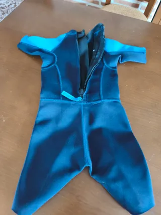 Neopreno corto infantil azul
