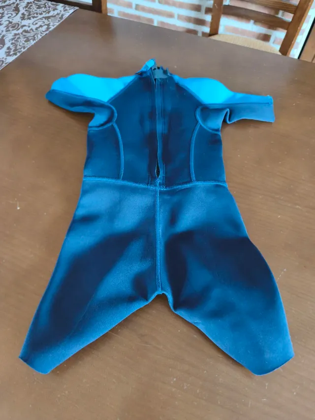 Neopreno corto infantil azul