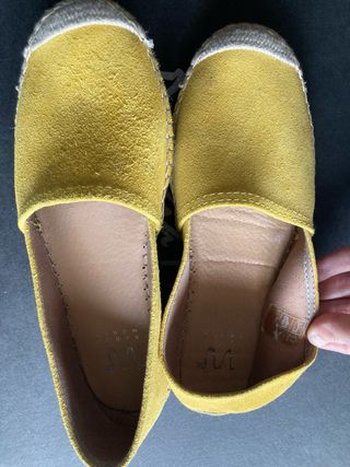 Alpargatas Sarah World Amarillas Talla 35