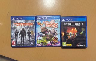 PS4 Juegos: The Division LBP3 Minecraft