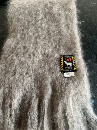 Bufanda Ezcaray Mohair Beige