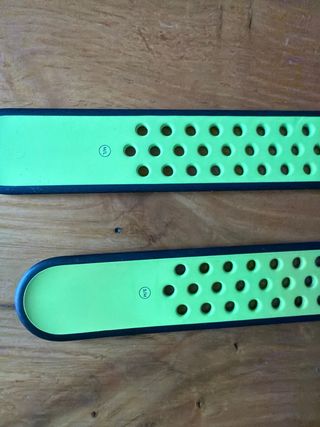 Correas Apple Watch 42mm Negro/Verde (2 uds)