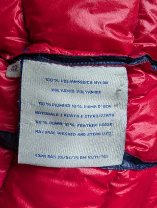 Colmar Piumino donna Tg 42 Blu/Rosso Originale