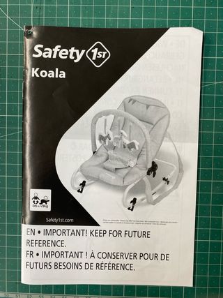 Silla bebé hamaca Koala 3 posiciones
