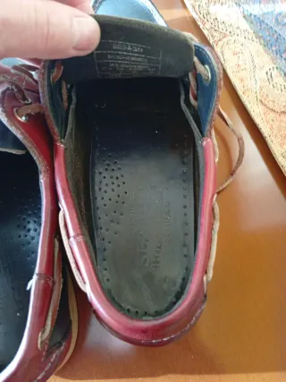 Náuticos Sebago Azul y Rojo