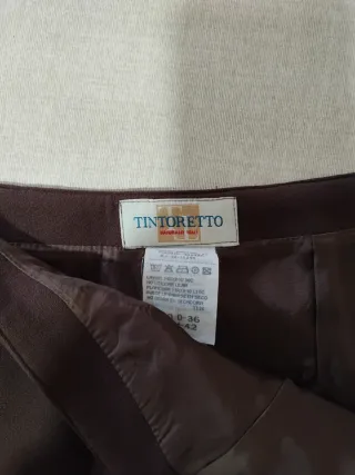 Falda marrón talla M Tintoretto