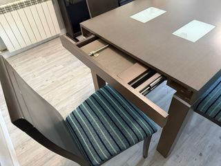 Mesa comedor extensible + 6 sillas