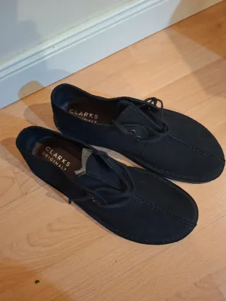 Zapatos Clarks Originals Hombre Negros