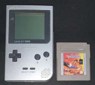 Console Nintendo Game Boy Pocket Argento con Gioco