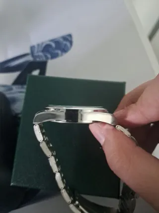 Reloj Oyster Perpetual Rolex Azul