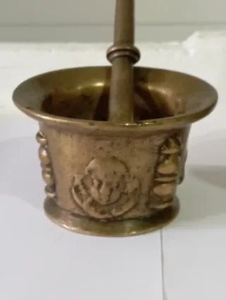 Almirez y mortero siglo XVIII