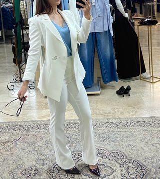 Completo Rinascimento bianco giacca+pantaloni