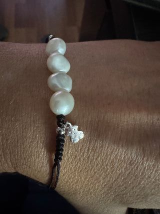 Pulsera Plata S925 Perlas
