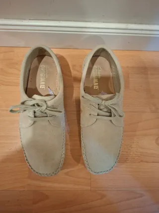 Zapatos Clarks Hombre Beige