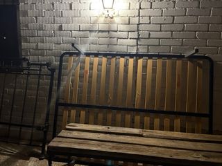 Cabecero de forja negro+ somier