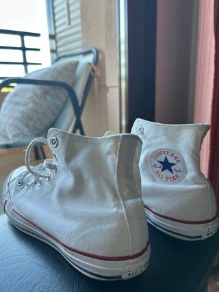 Converse All Star Blancas Talla 39-40